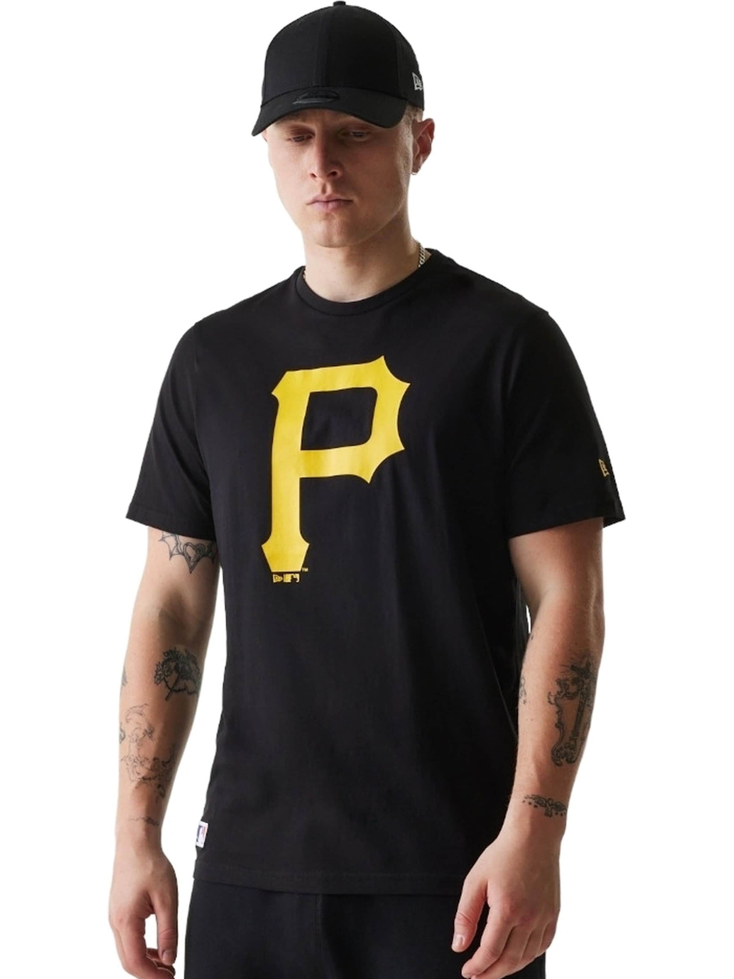 NEW ERA - Camiseta 'Camiseta new era negra pittsbourg pirates ns mbl regular tee pitpir' en negro: frente