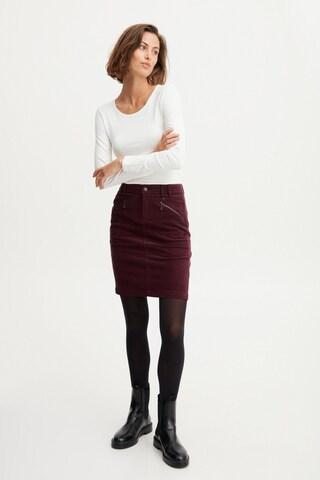 Fransa Skirt 'Frtean' in Purple: front