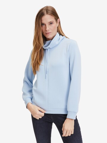 Betty & Co Sweatpullover mit Kragen in Blau: predná strana