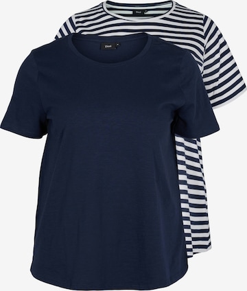 Zizzi - Camiseta en azul: frente