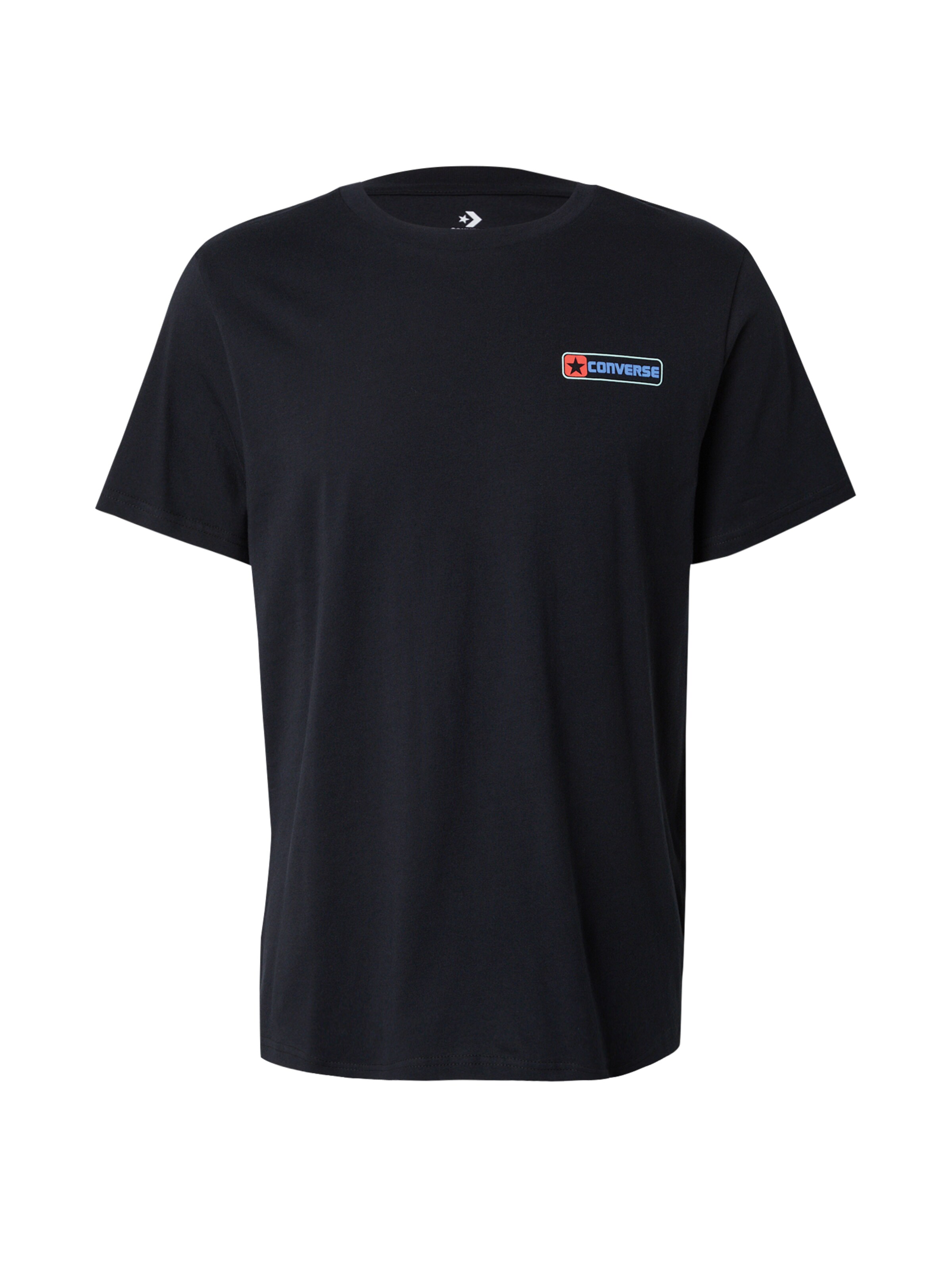 CONVERSE Μπλουζάκι σε μαύρο: μπροστά