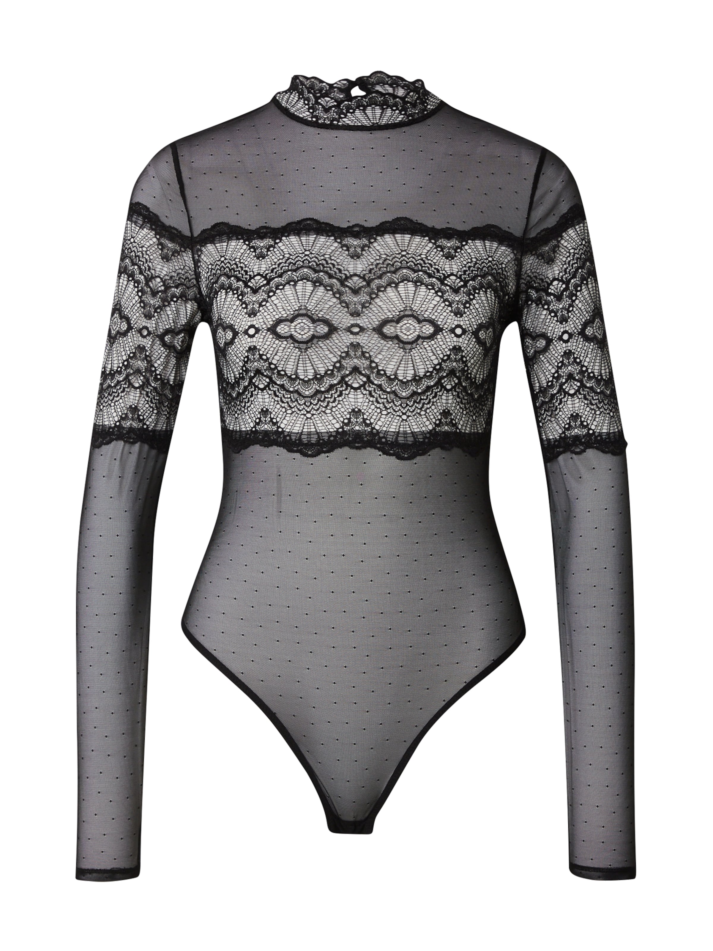 ABOUT YOU Bodi 'Susanne' | črna barva: sprednja stran