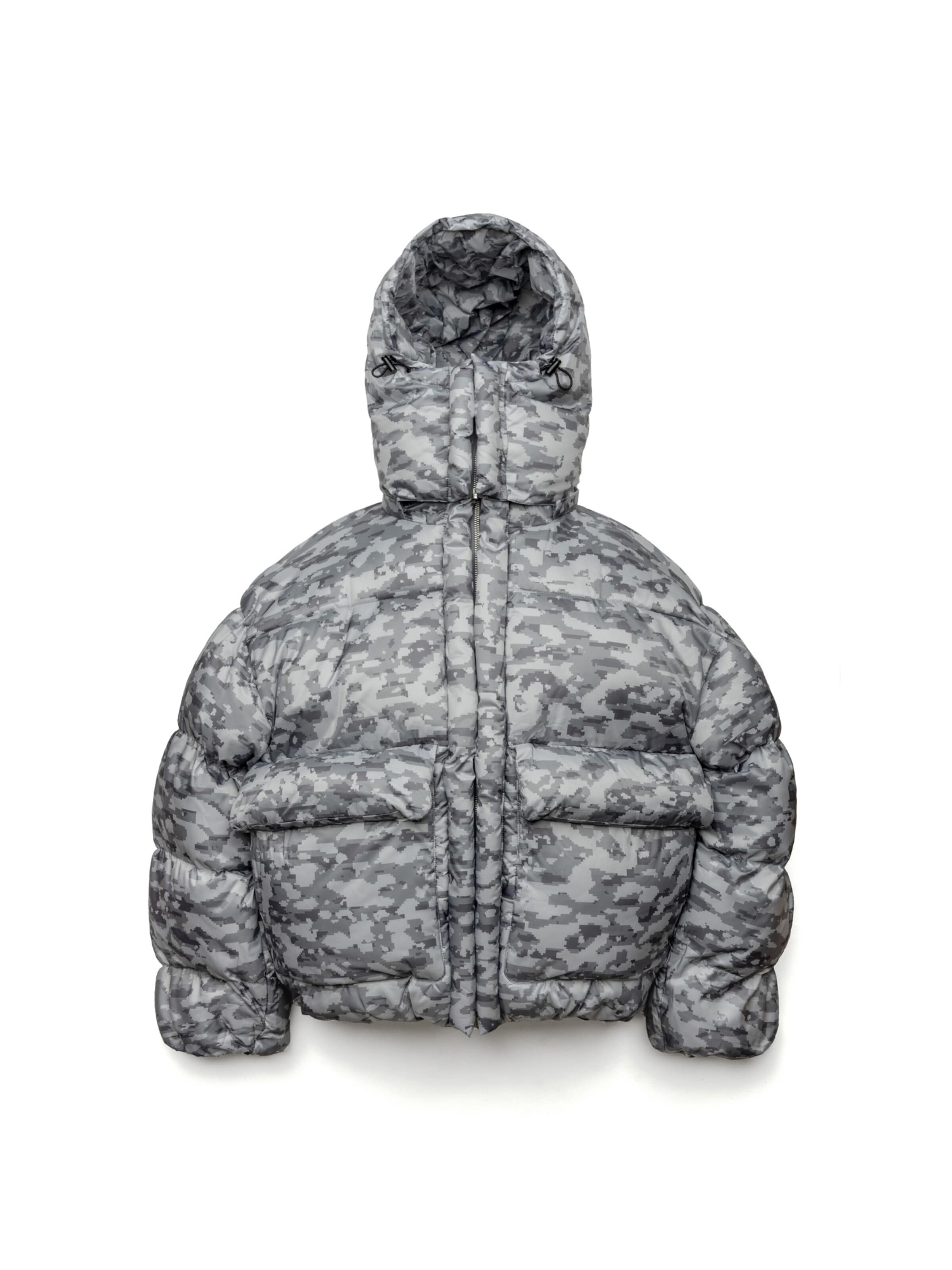 ENRAGE - Chaqueta de invierno 'PUFFY JACKET' en gris: frente