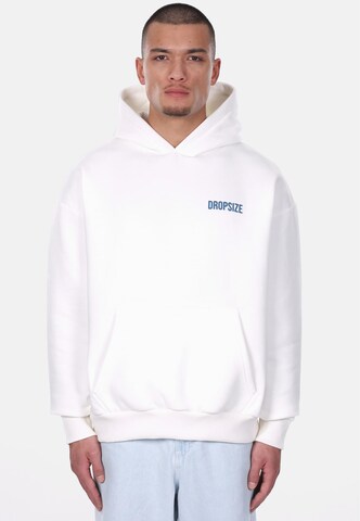 Dropsize Sweatshirt 'Hustle Club' in White