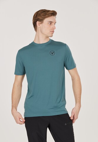 Virtus Performance Shirt 'Keso' in Green: front