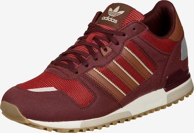 ADIDAS ORIGINALS Sneaker in hellbraun / grau / rot / blutrot / weiß, Produktansicht