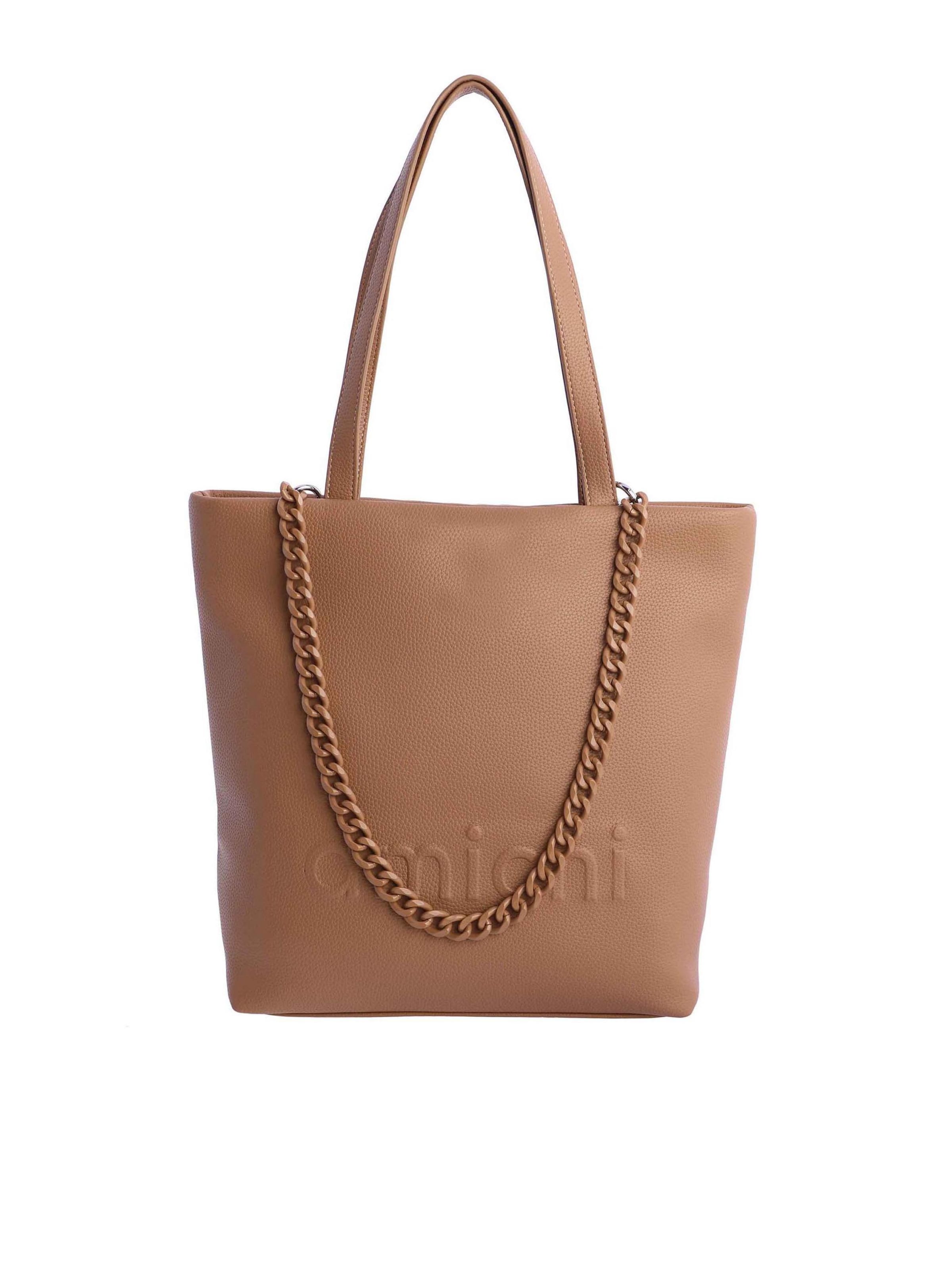 Amichi - Shopper 'Íride' en marrón: frente