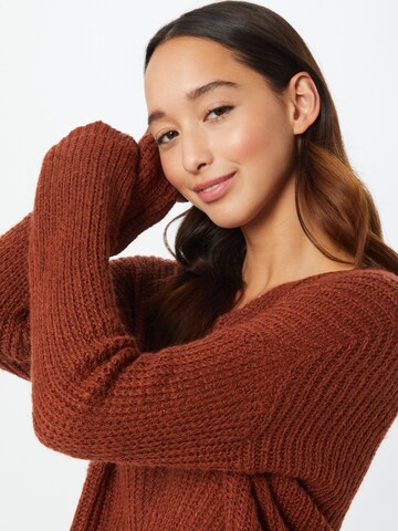 JDY Pullover 'New Megan' in Braun