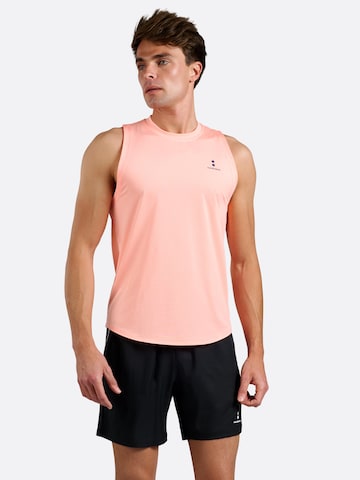 Maglia funzionale di nordicdots in arancione: frontale