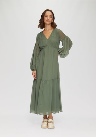 s.Oliver BLACK LABEL Jurk in Groen: voorkant