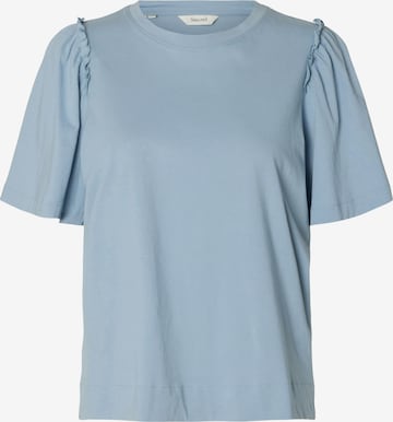 SELECTED - Camiseta 'SLFPENELOPE' en azul: frente