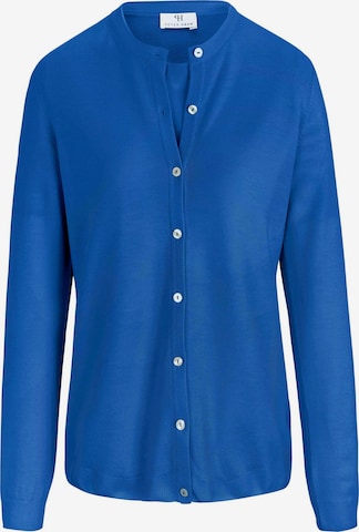 Peter Hahn Knit Cardigan in Blue: front