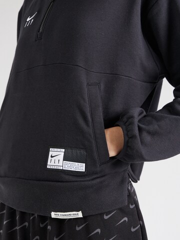 NIKE Sports sweatshirt 'NOVELTY' in Black