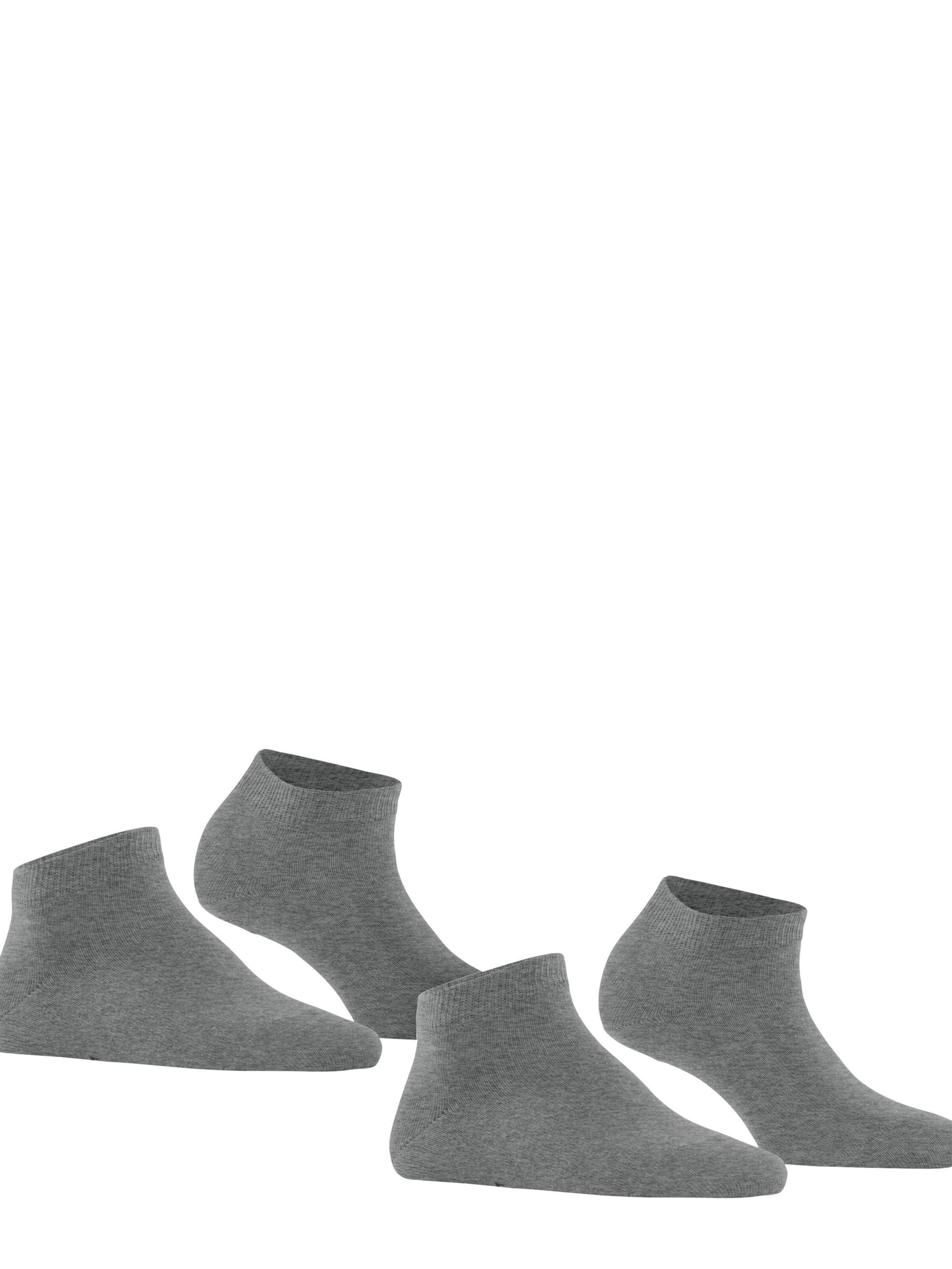 FALKE Füßlinge 'Happy 2-Pack'‌‌‌‌‌‌‌ in Grau