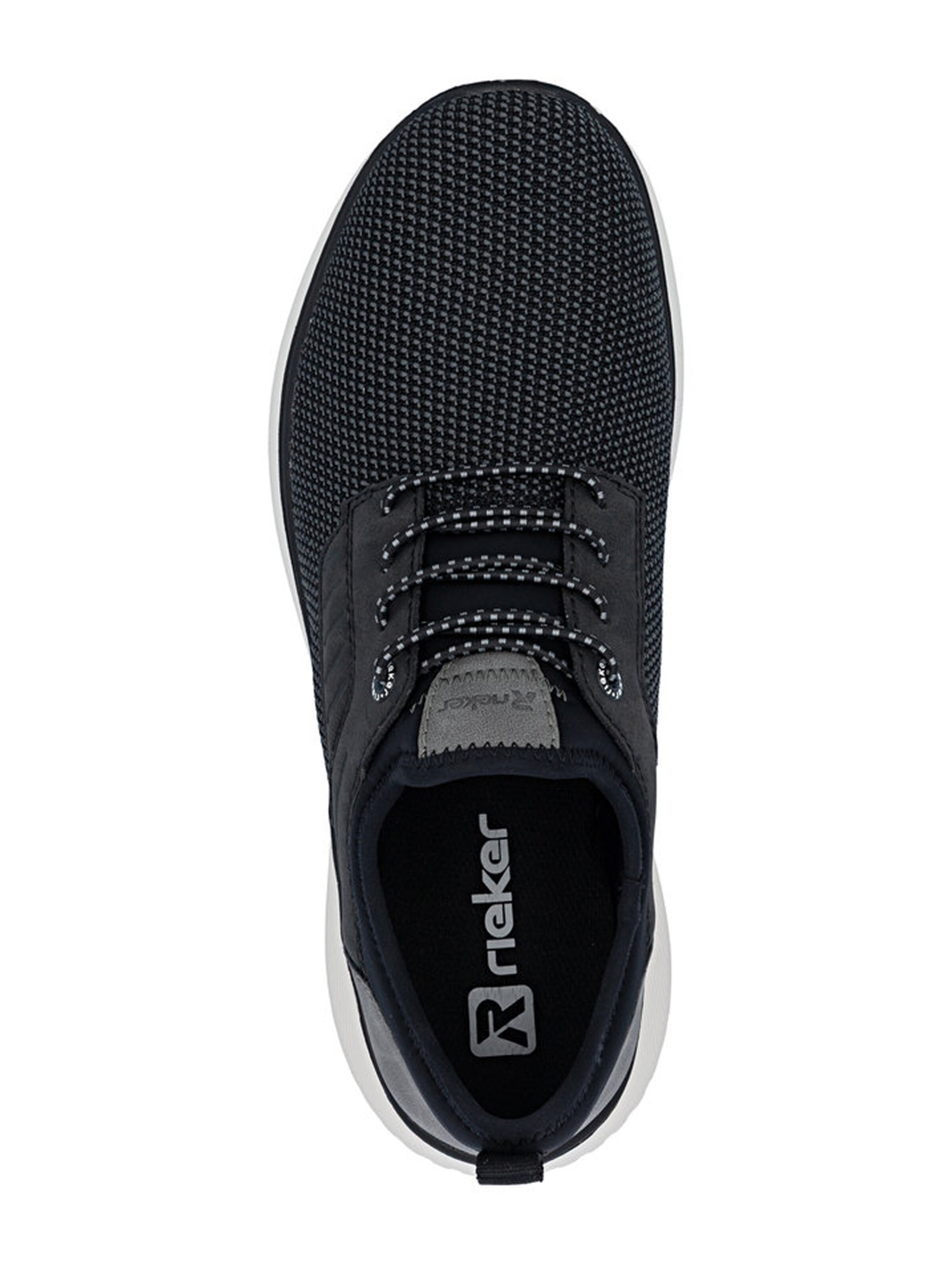 Rieker Trampki slip on w kolorze czarny