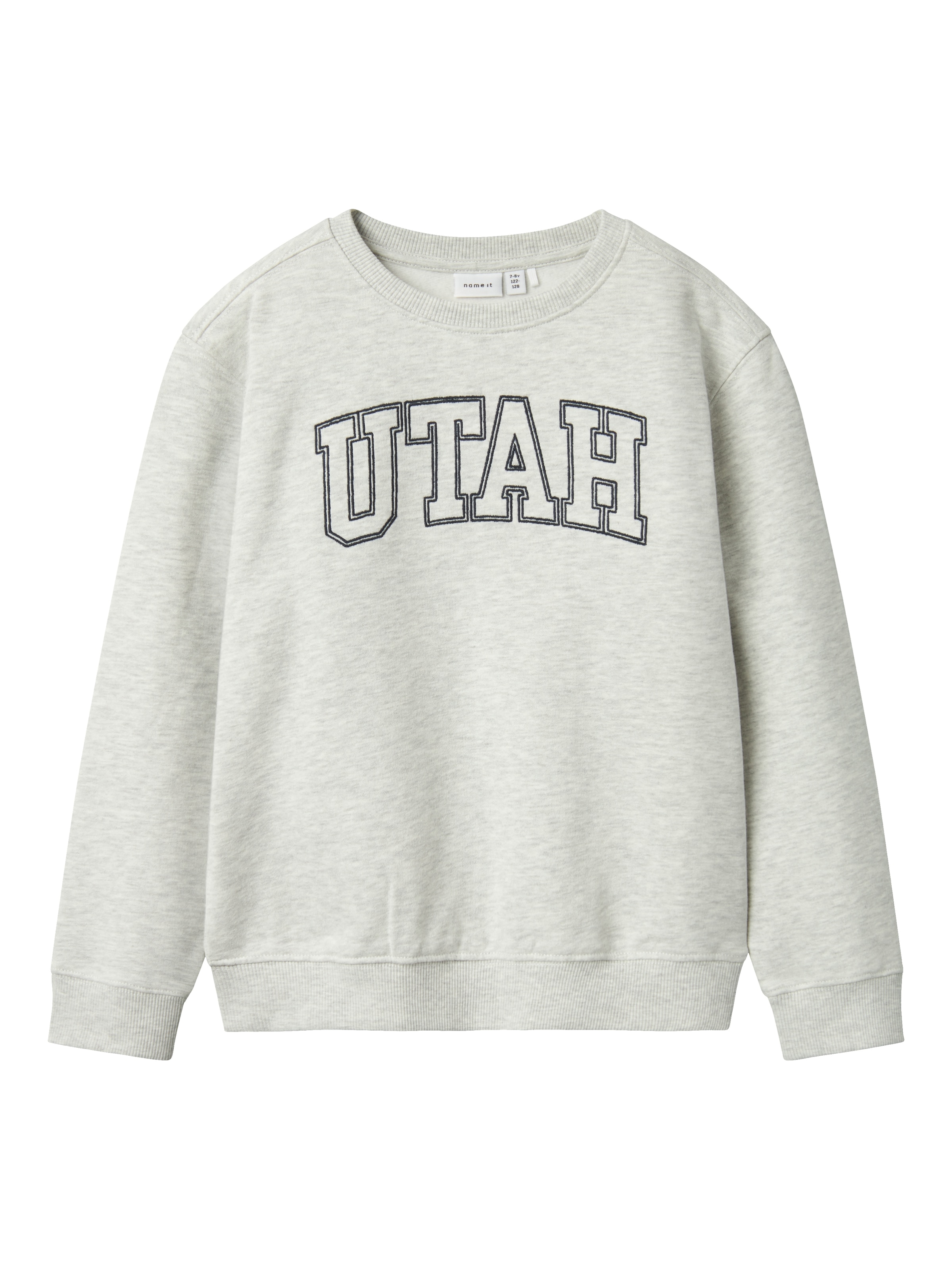 NAME IT Μπλούζα φούτερ 'Taloy' σε γκρι: μπροστά