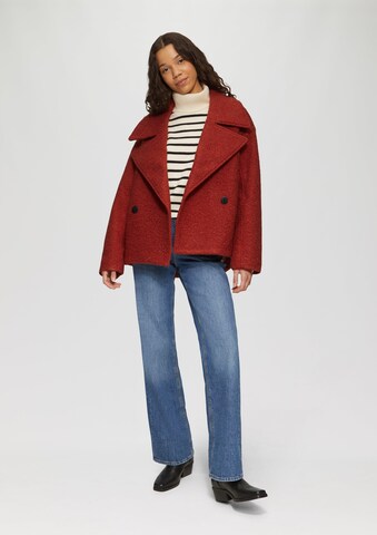 Manteau mi-saison QS en rouge