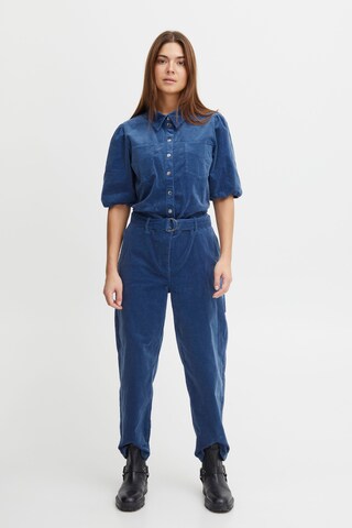 PULZ Jeans Jumpsuit 'Sally' in Blauw: voorkant