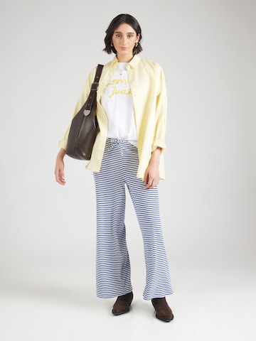 T-shirt 'Lemon Juice' Rich & Royal en blanc