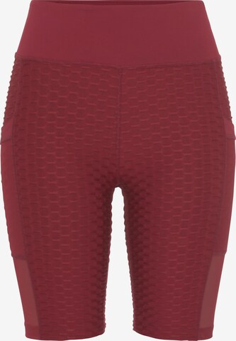 VIVANCE Workout Pants in Red: front