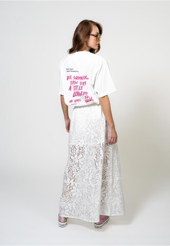 OH APRIL Shirts 'Dear Summer' i hvid