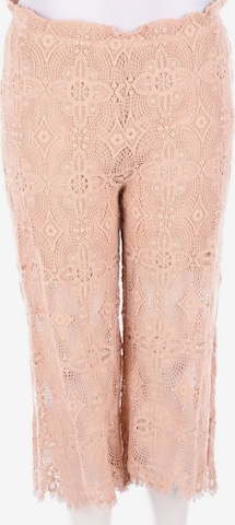 Pink memories Pants in M in Beige: front