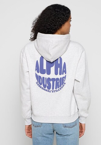 ALPHA INDUSTRIES Sweatshirt in Grau: Vorderseite
