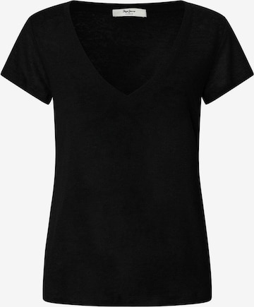 Maglietta 'Megan' di Pepe Jeans in nero: frontale