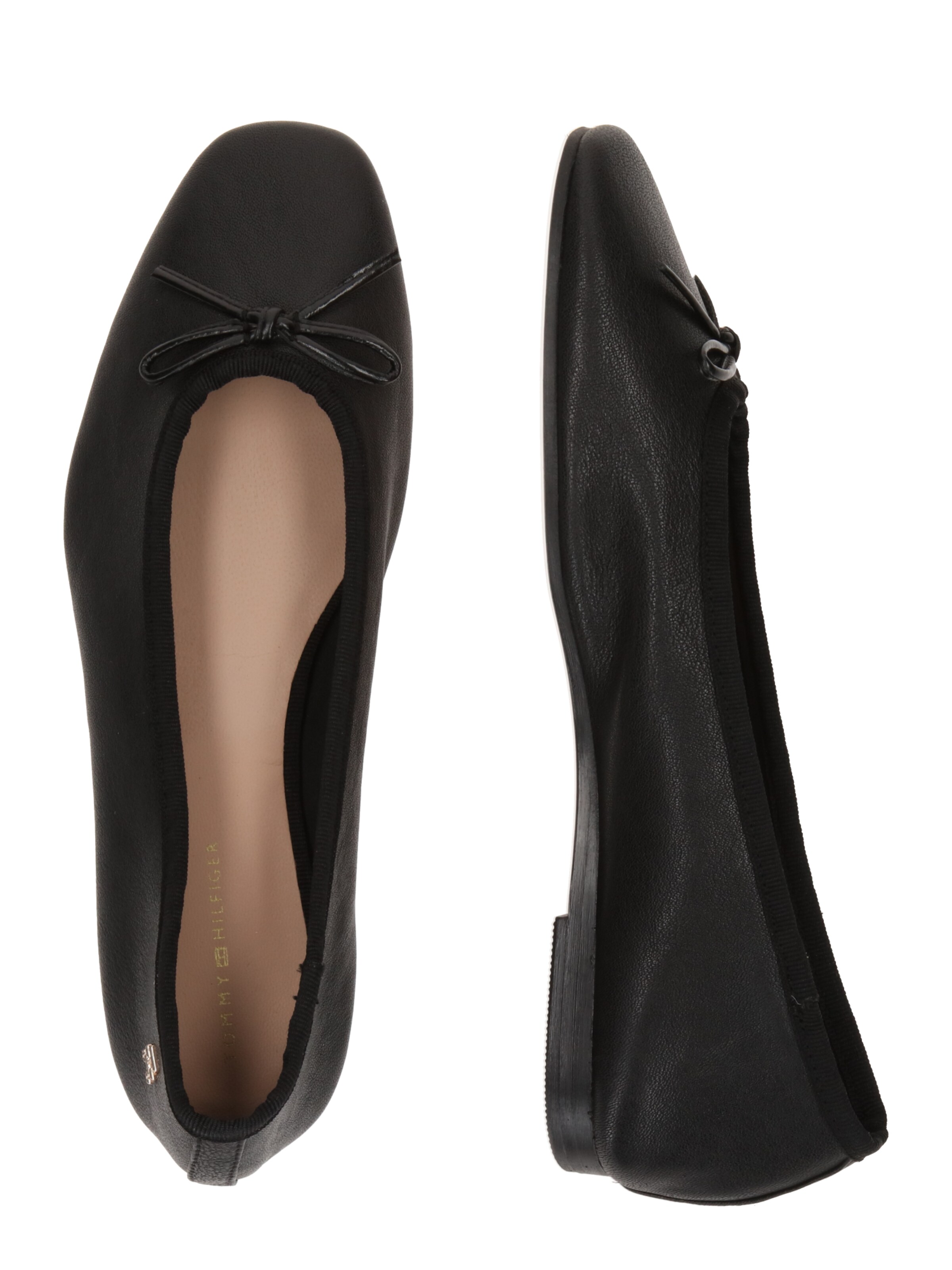 TOMMY HILFIGER Ballerina in Schwarz