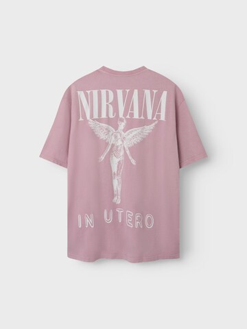 T-shirt 'Nirvana' NAME IT en rose