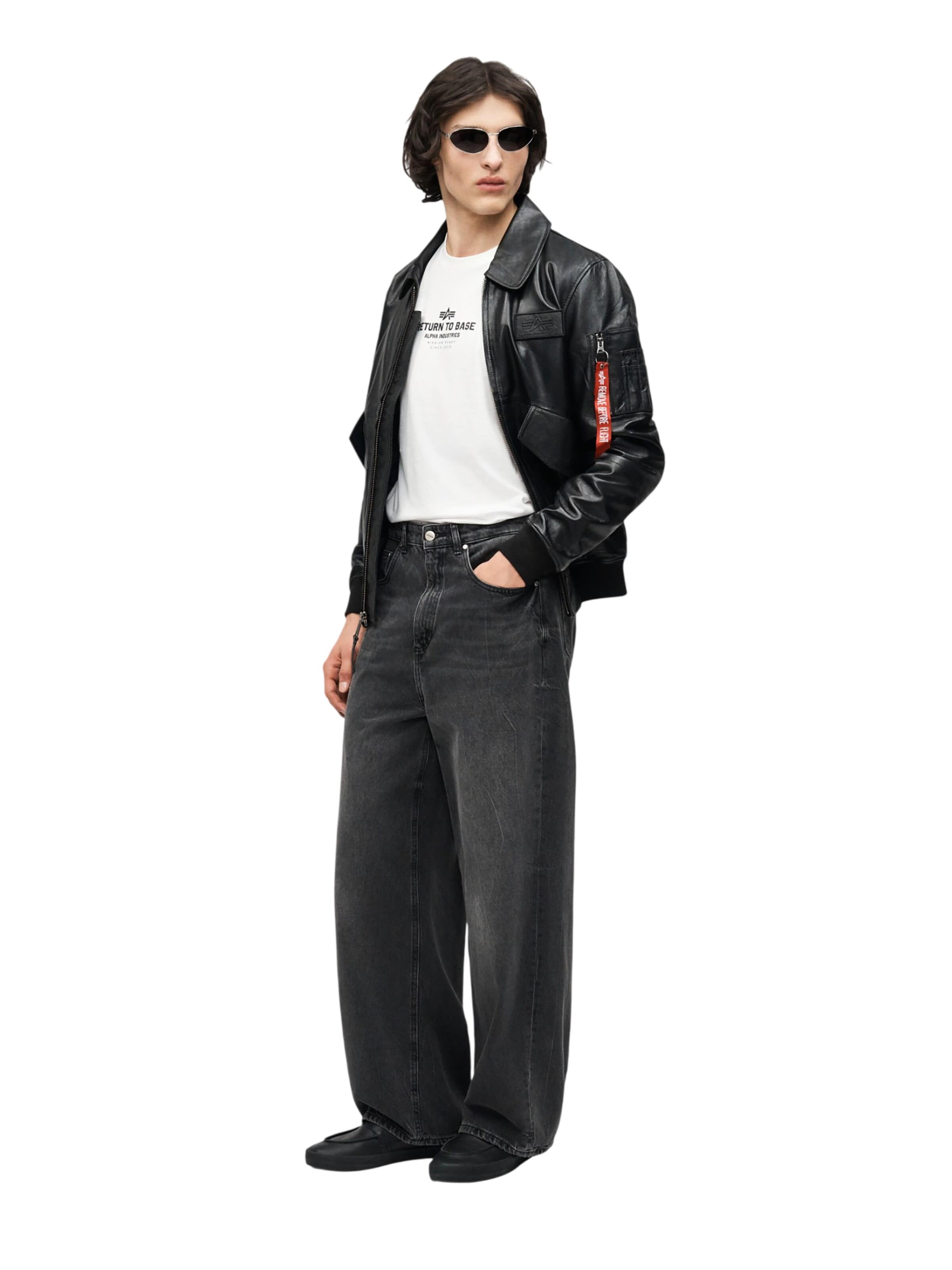 melns ALPHA INDUSTRIES Starpsezonu jaka
