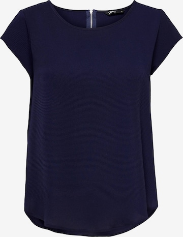 ONLY - Blusa 'Vic' en azul: frente