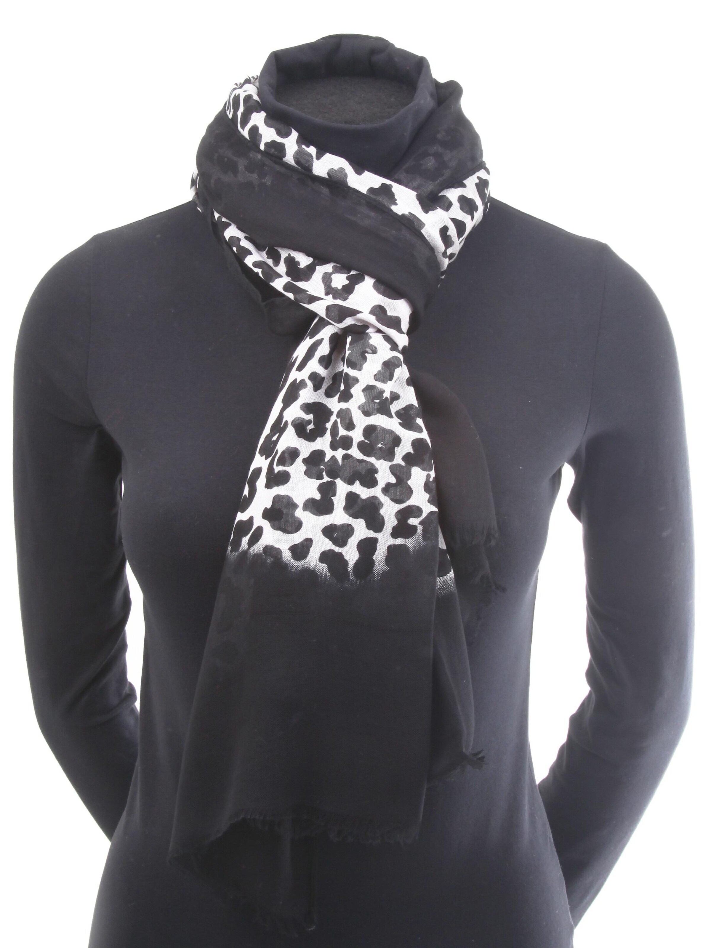 COLLEZIONE ALESSANDRO Scarf 'Lina' in Black