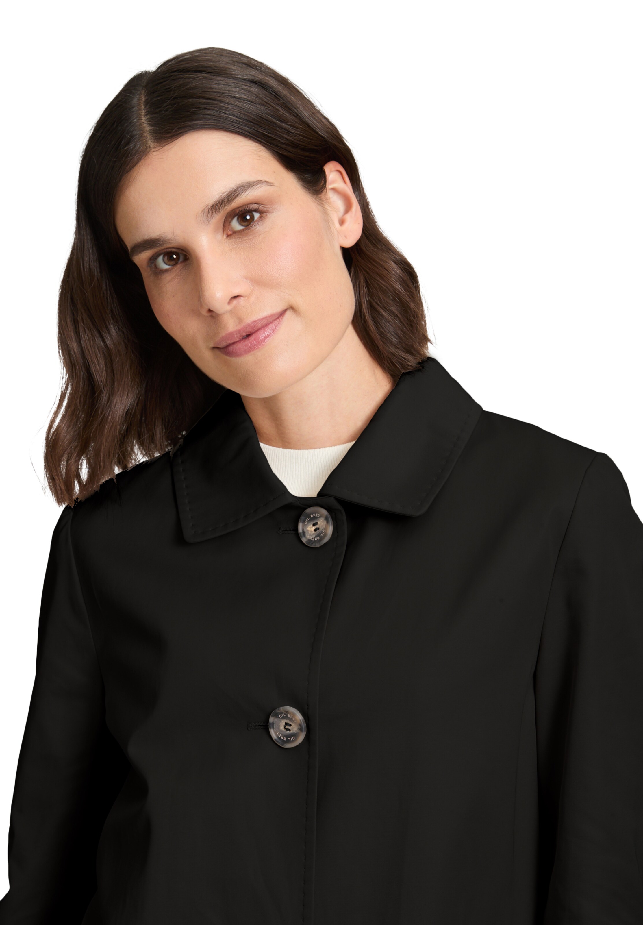 GIL BRET Mantel in Schwarz