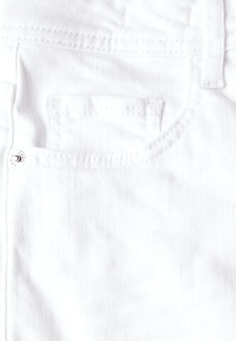 CECIL Slimfit 3/4 Jeans in Weiß