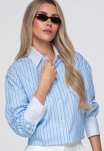 Ombre Blouse ' OW-SH-E0065' in Blauw