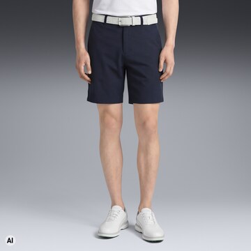 Regular Pantalon de sport PUMA en bleu : devant