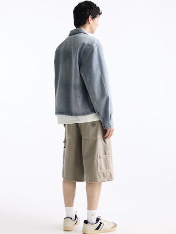 Largi Jeans de la Pull&Bear pe maro