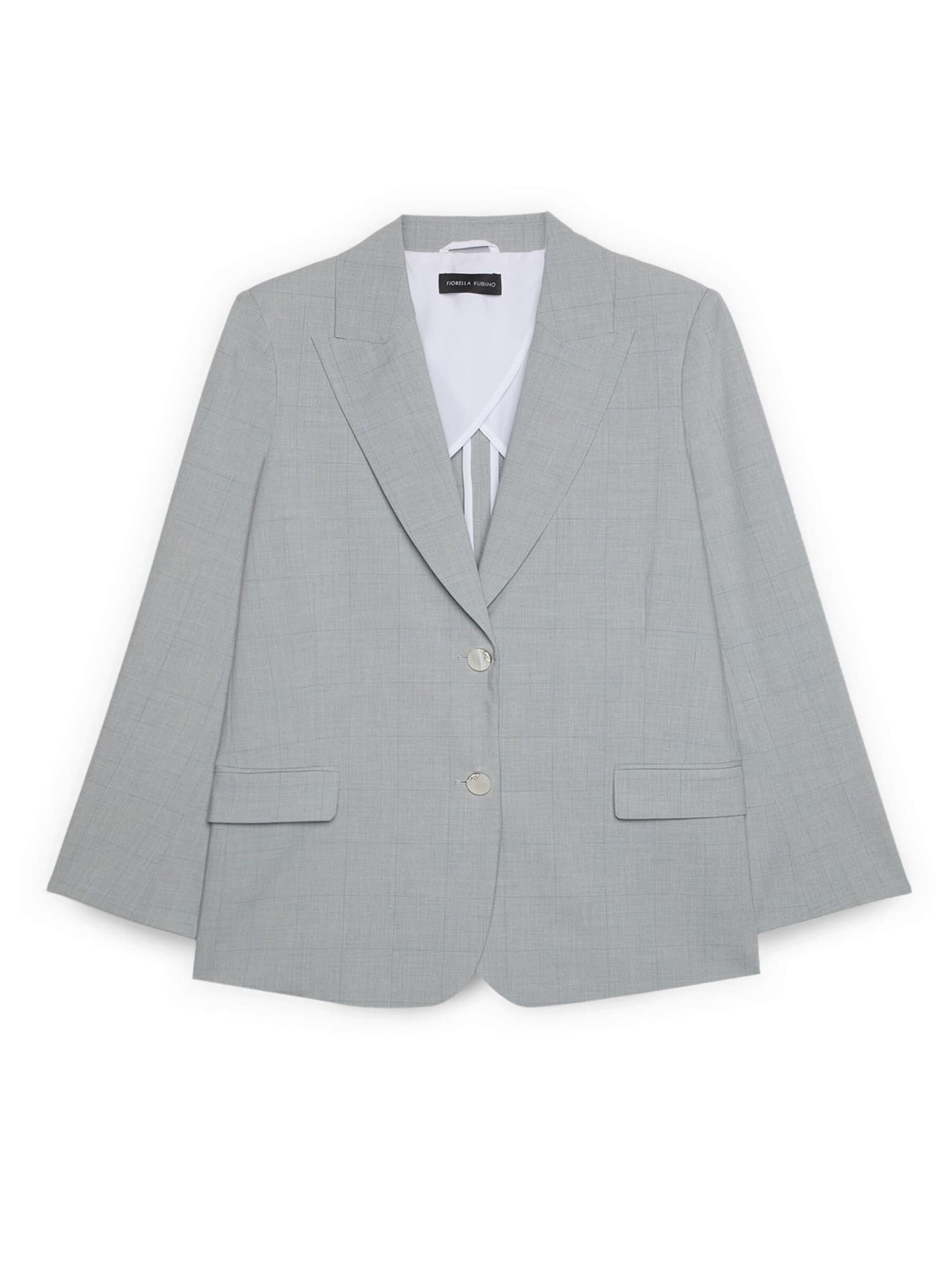 Blazer Fiorella Rubino en gris : devant