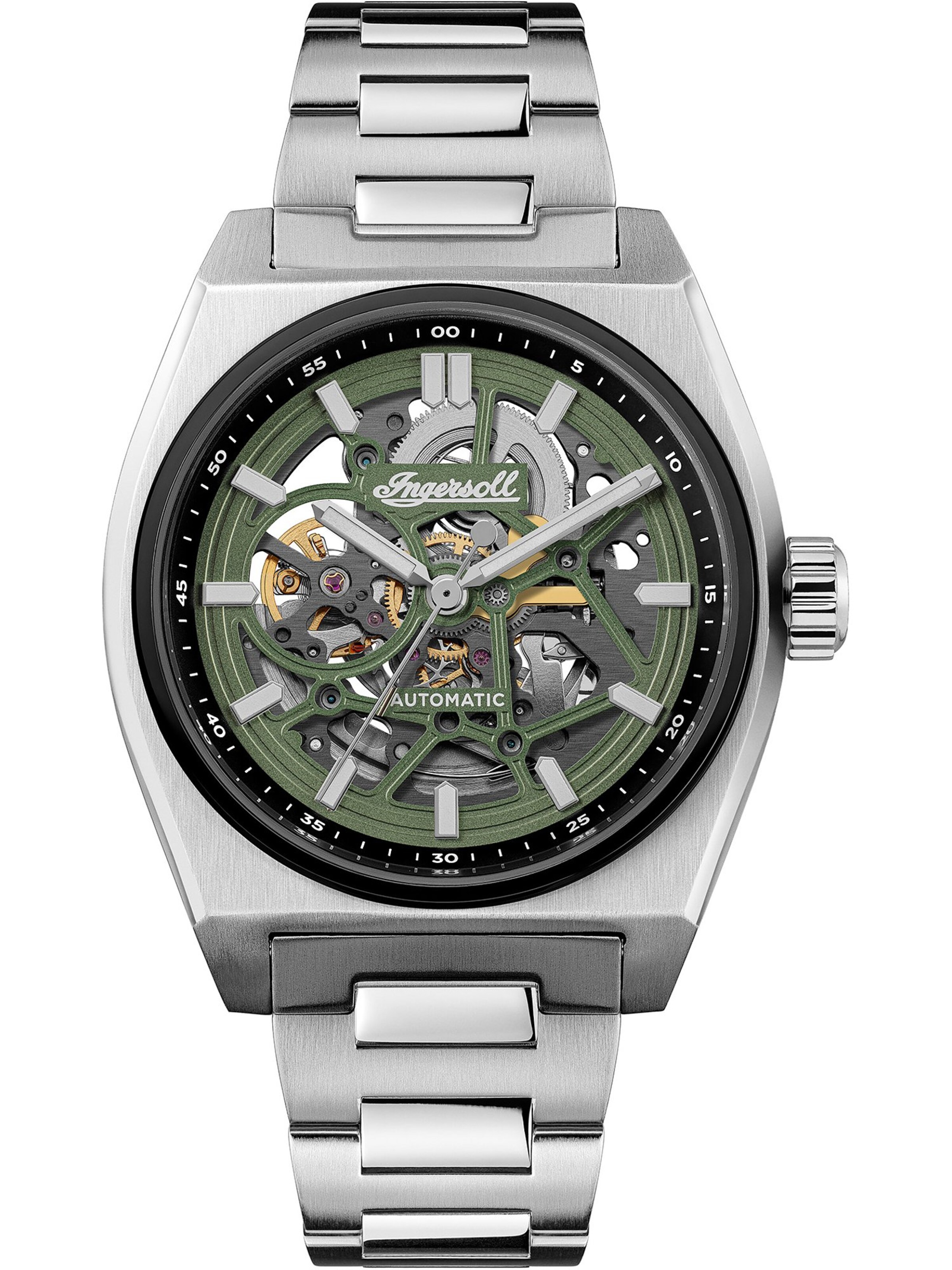 INGERSOLL Analog Watch in Silver: front