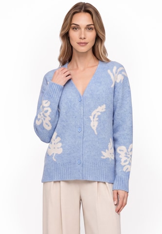 Usha - Cárdigan en azul: frente