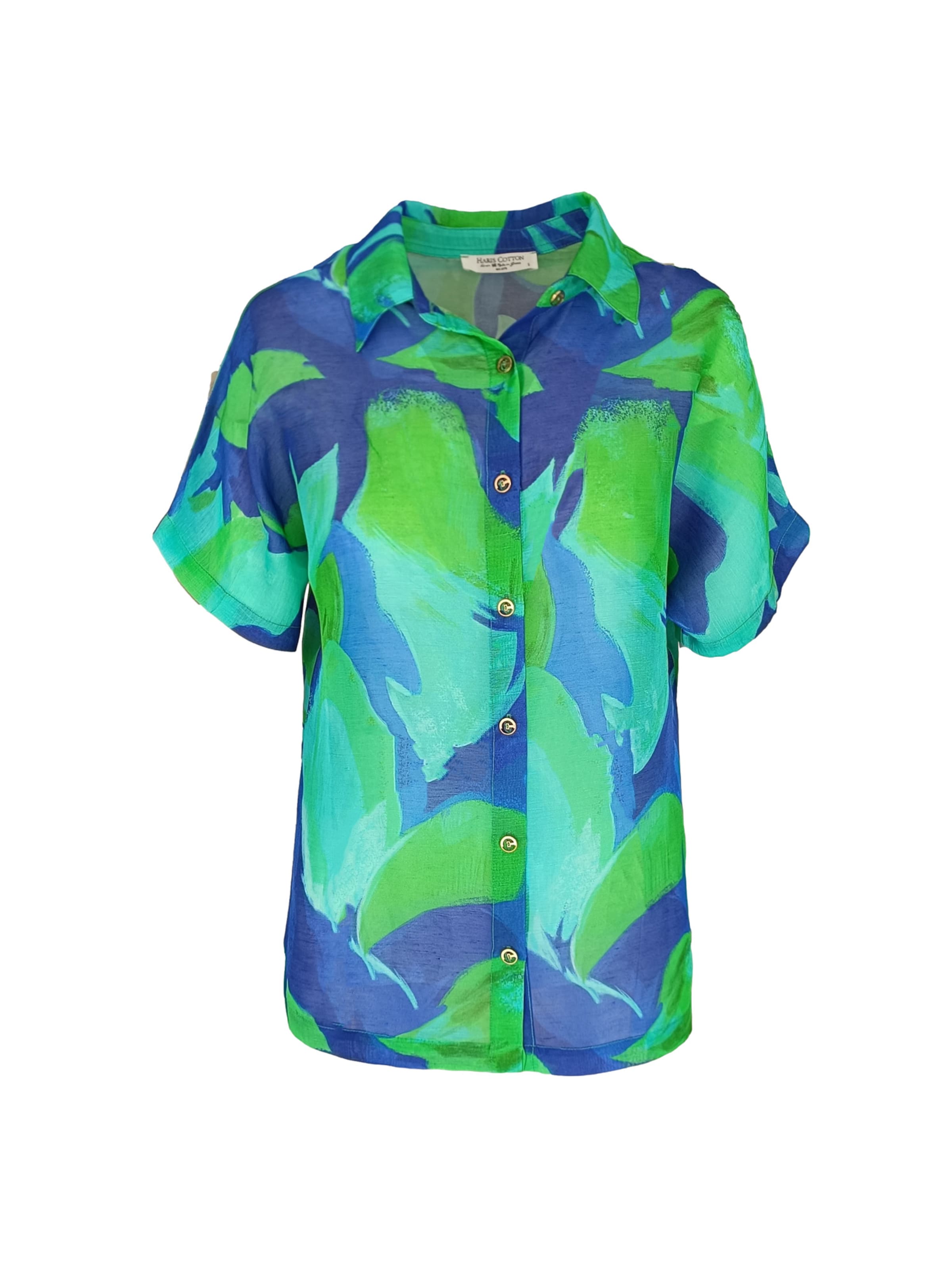 Haris Cotton - Camiseta 'Haris Cotton' en azul: frente