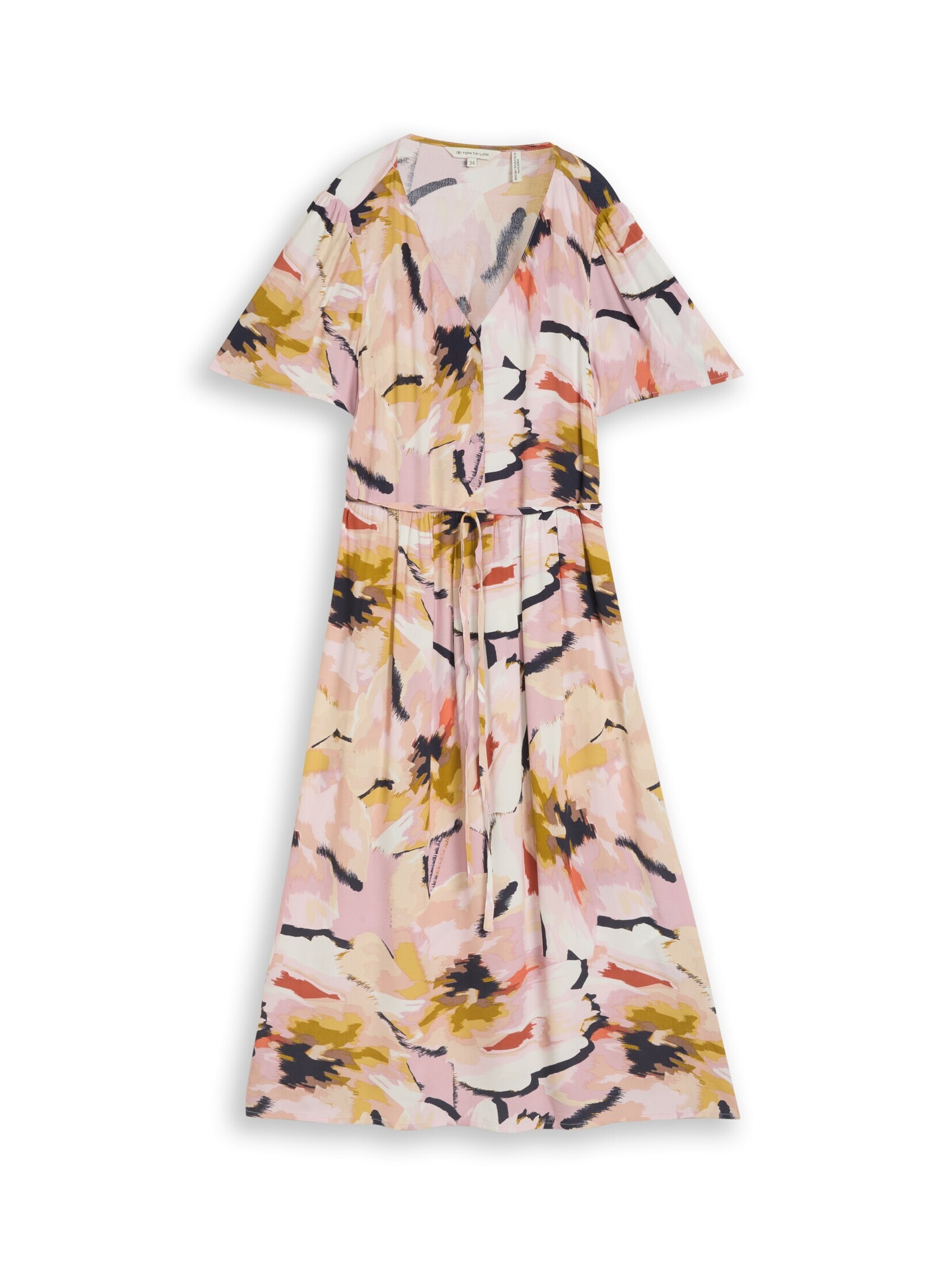 Robe-chemise TOM TAILOR en rose : devant