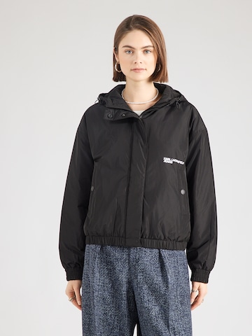 KARL LAGERFELD JEANS Overgangsjakke i sort: forside