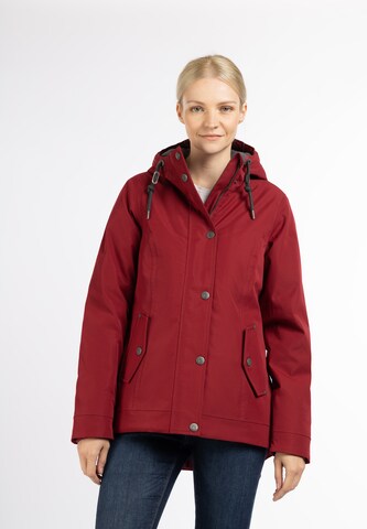 usha BLUE LABEL Weatherproof jacket 'Fenia' in Red: front