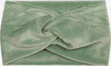 styleBREAKER Hair jewelry 'Samt Stirnband mit Twist Knoten' in Green: front