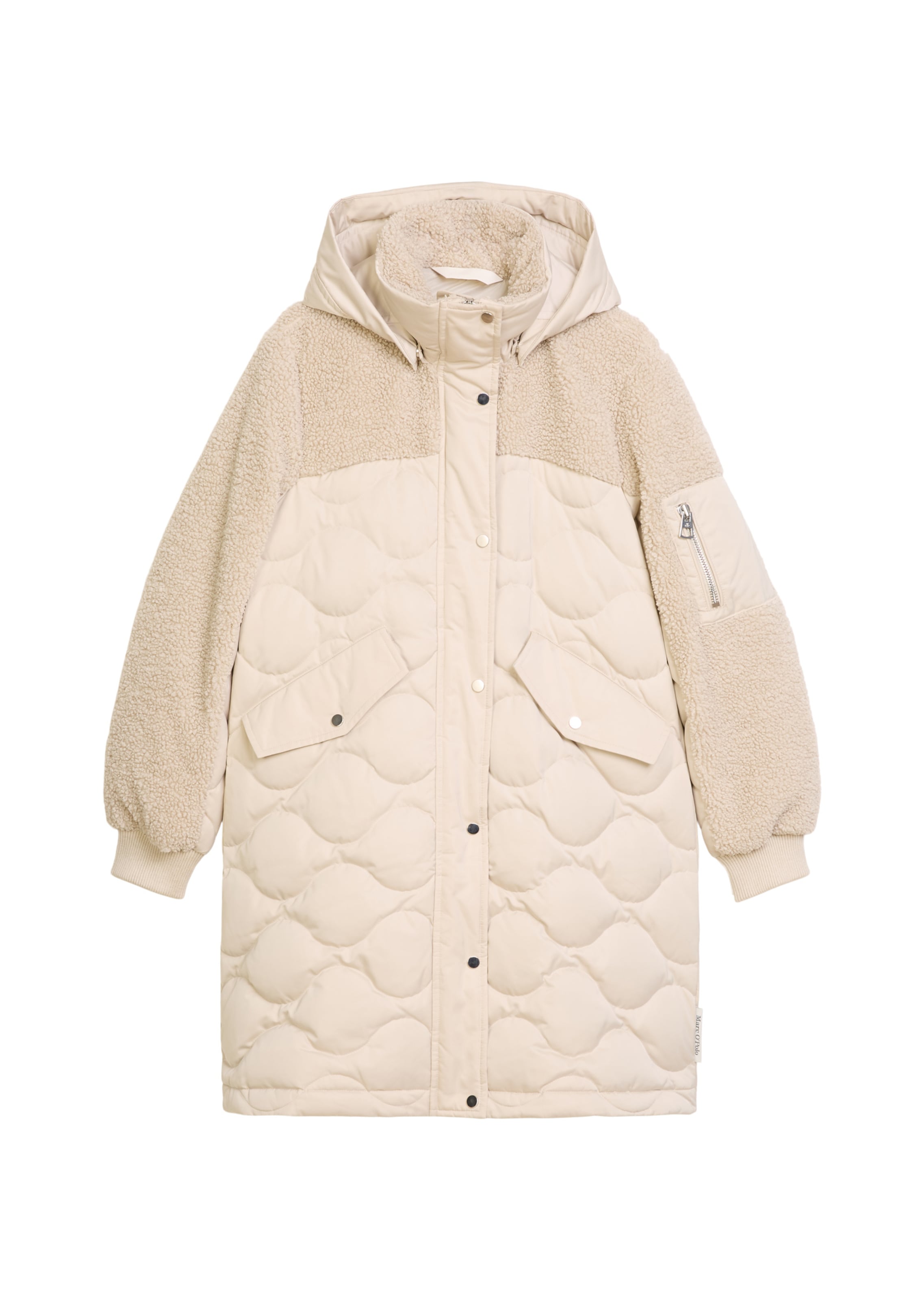 Marc O'Polo Winterparka in de kleur Beige / Lichtbeige, Productweergave