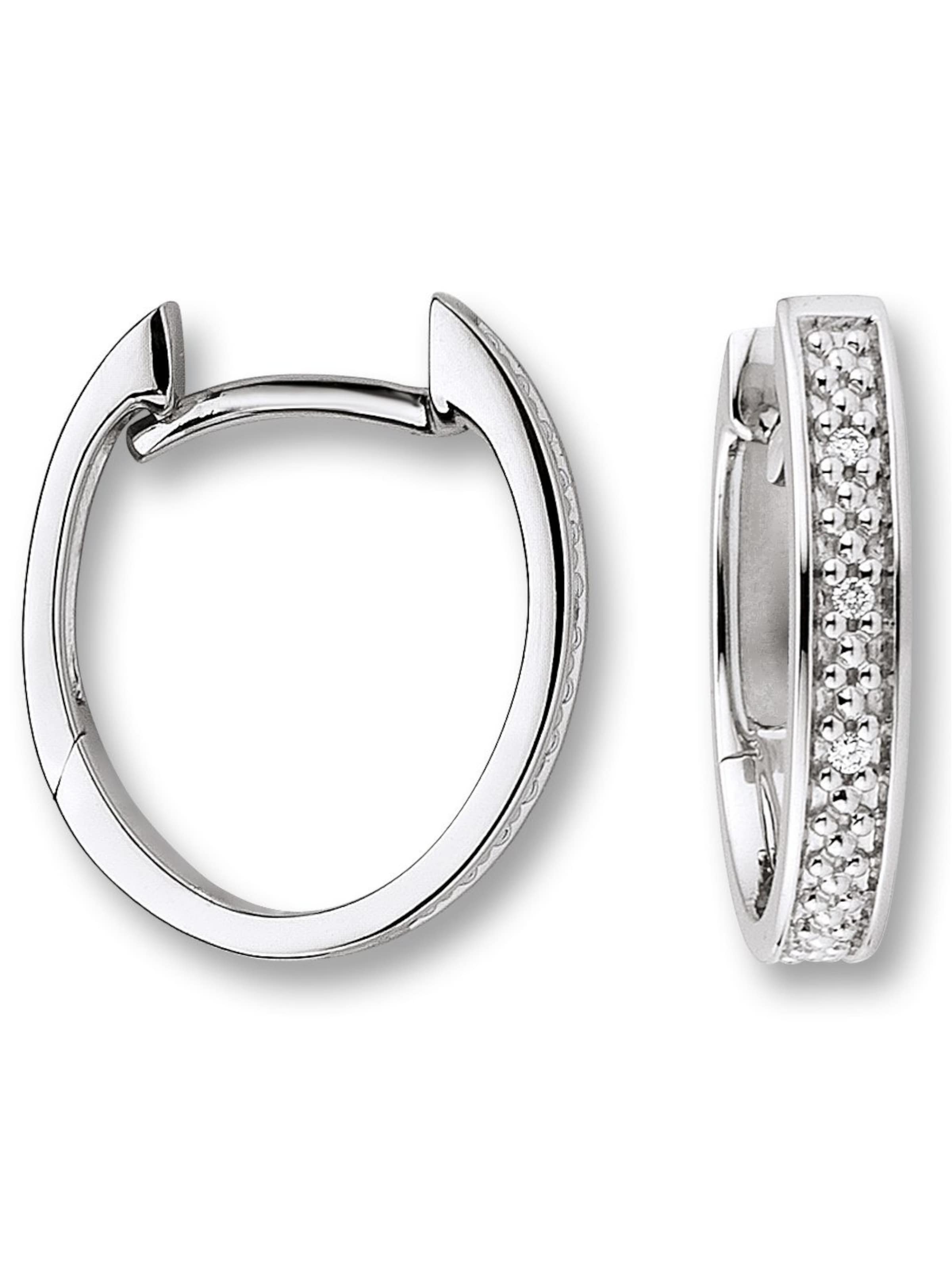 ONE ELEMENT Ohrringe in Silber: Vorderseite