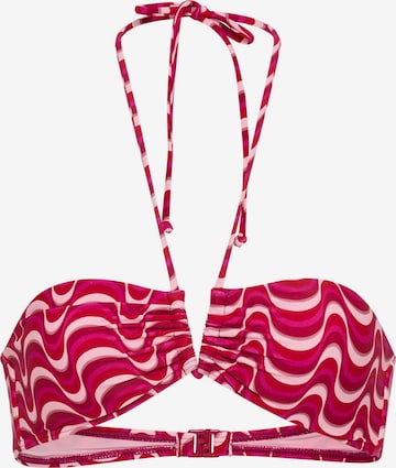 LSCN by LASCANA Bandeau Bikinitoppi värissä vaaleanpunainen: etupuoli