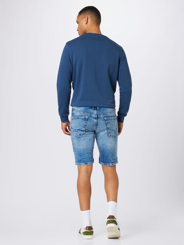 Pepe Jeans Regular Shorts 'HATCH' in Blau